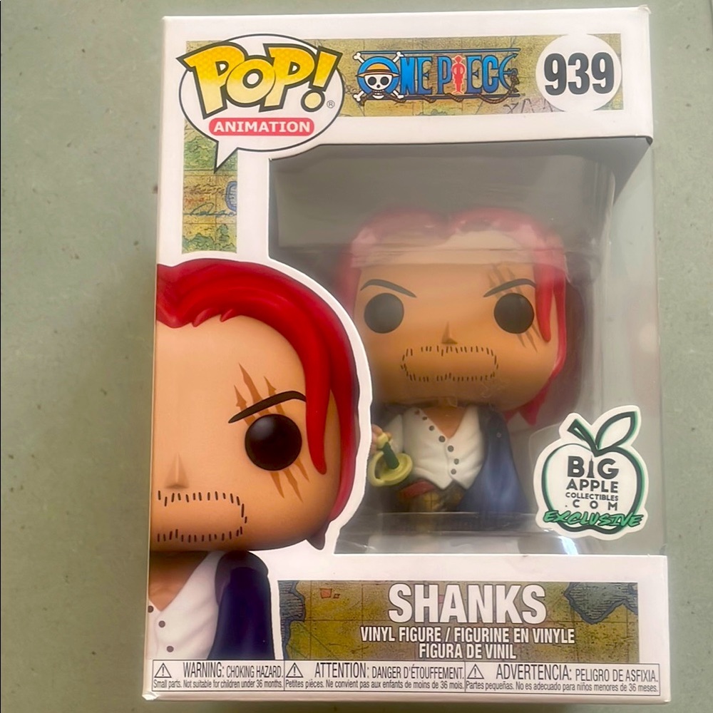 Funko Pop Animation Shanks with Red Hair